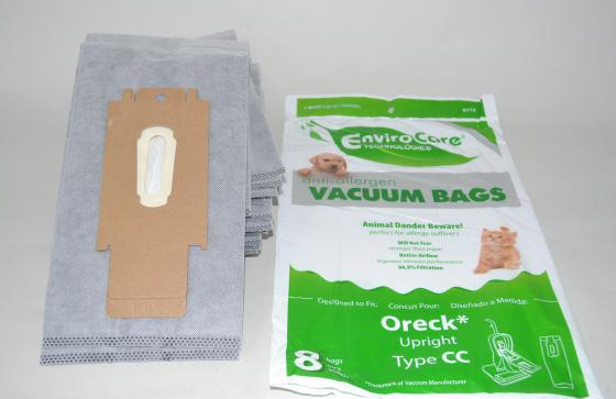 Oreck Type "CC" Allergen Vacuum Bags - 8 pack