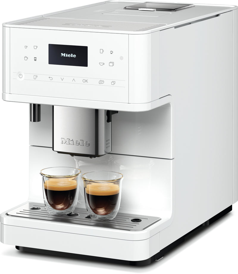 Miele CM6160 Milk-Perfection Countertop Coffee Machine-Lotus White