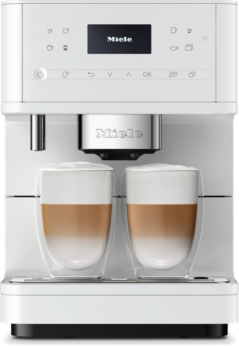 Miele CM6160 Milk-Perfection Countertop Coffee Machine-Lotus White