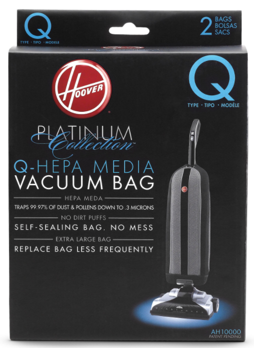 Hoover Style "Q" Bags - Genuine HEPA bags