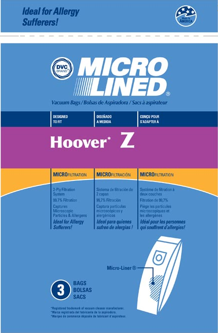 Hoover Style "Z" Bags (3 pack)