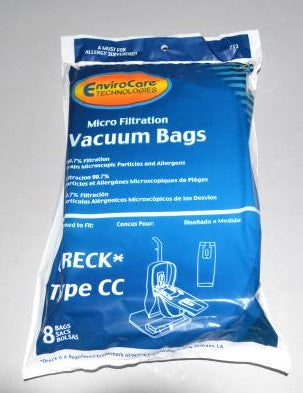 Oreck Type "CC" Vacuum Bags - 8 pack